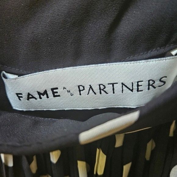 Fame & Partners The Romero  Preppy Maxi Pleats polka dots skirts - Picture 11 of 13